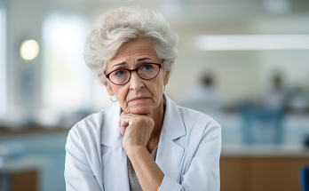 woman in medical office