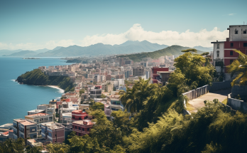 Distant shot of San Juan Peurto Rico