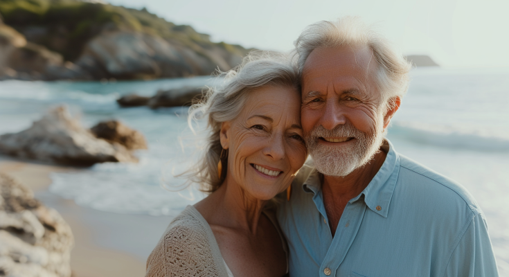 Romantic Couple on Vacation